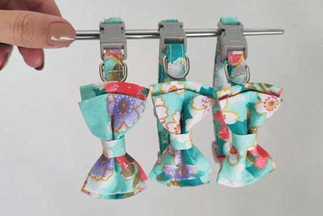 Floral Green Mini Collar