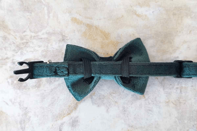 Velvet Green Collar