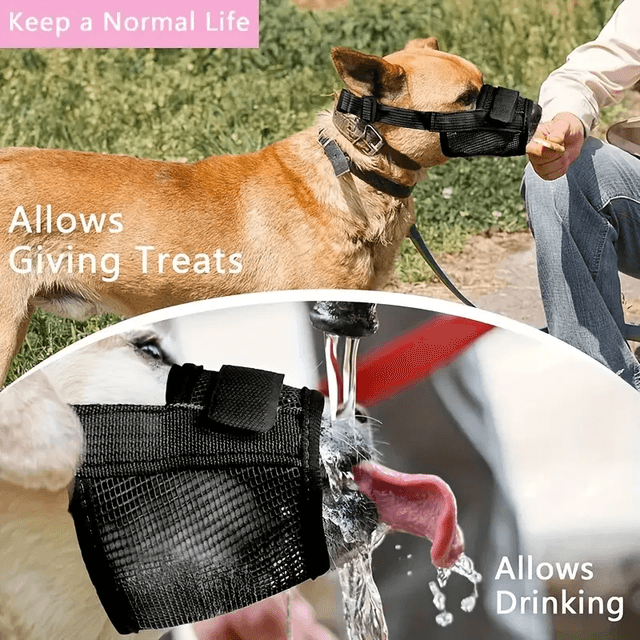 Dog Muzzle with adjustable straps - size L