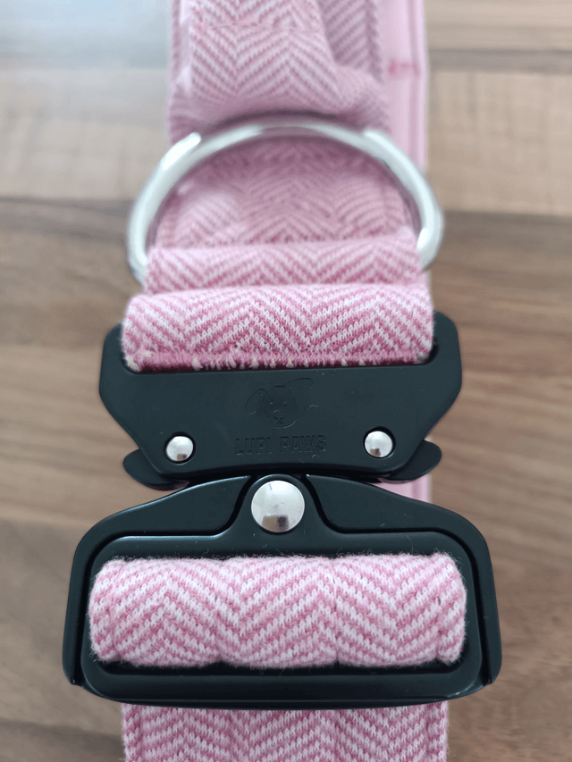 Tweed Collar - Pink