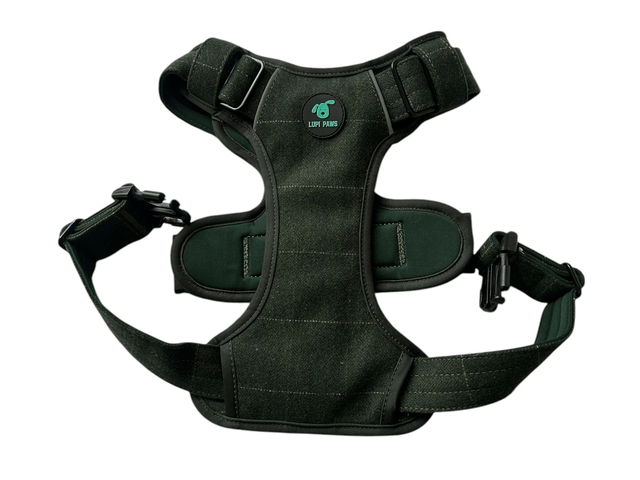 Tweed Harness - Green