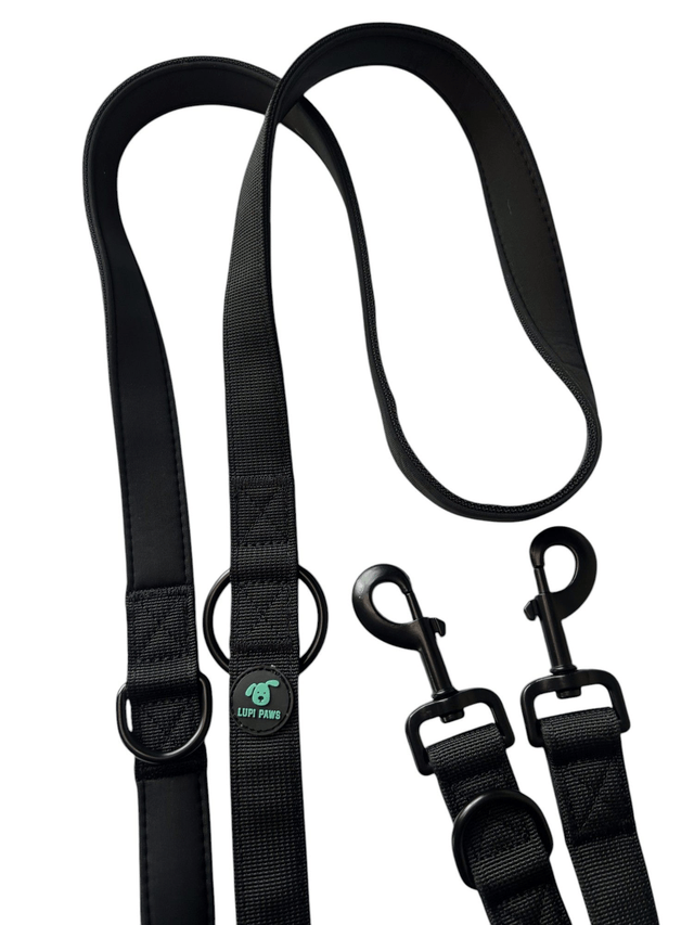 Double handed leash - Black