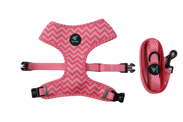 Pink Tail reversible harness