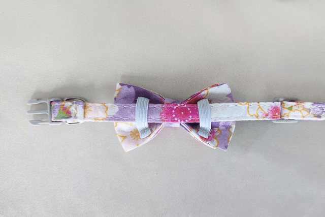 Floral Purple Mini Collar