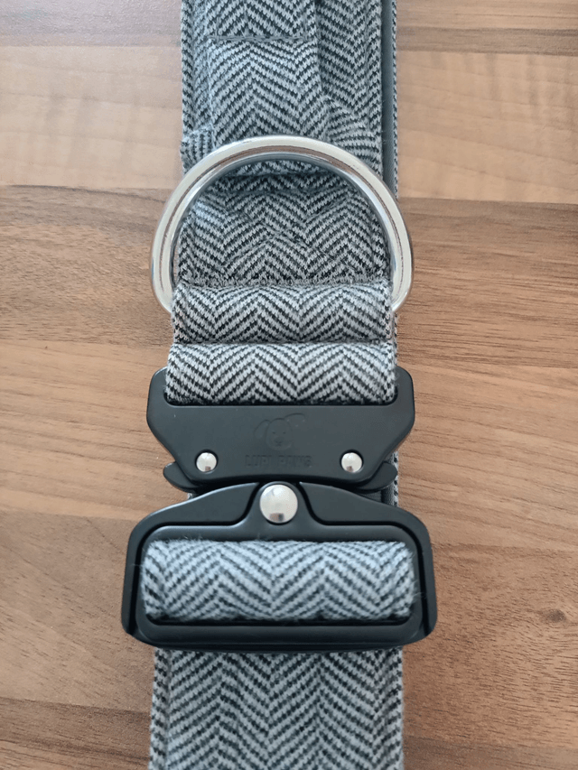 Tweed Collar - Grey