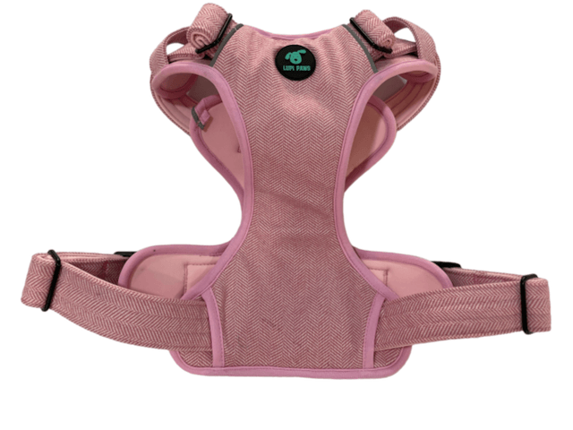 Tweed Harness - Pink